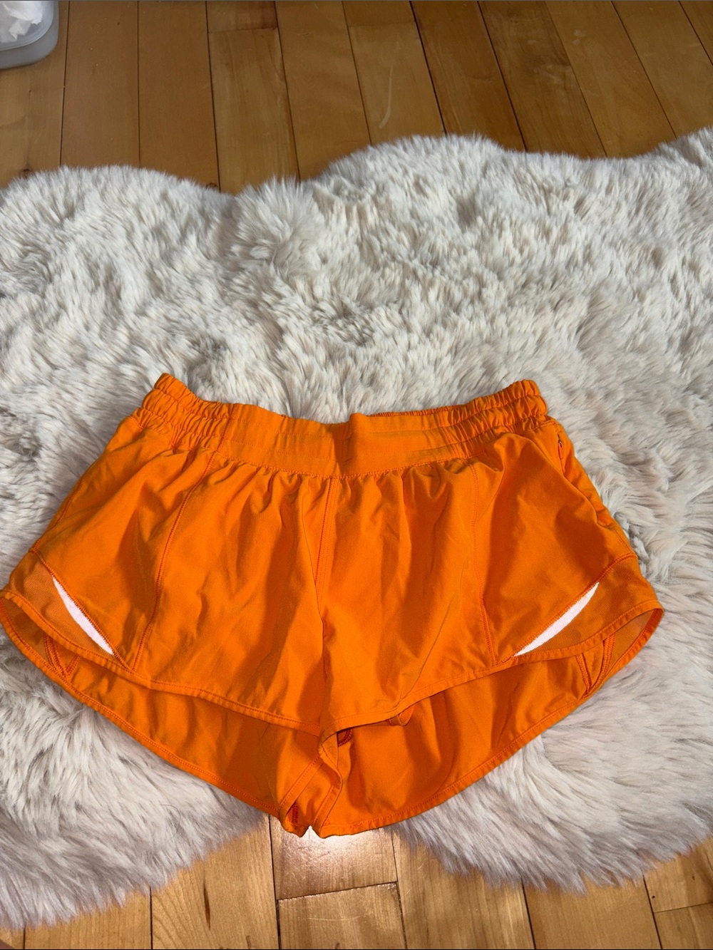 lululemon athletica Bright Orange Women's Running Shorts